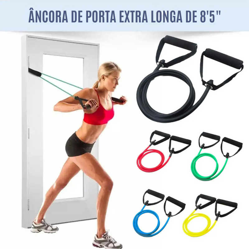 Corda elástica TPE exercício
