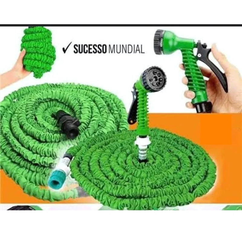 Mangueira Extensível 15 Metros com 8 Jatos