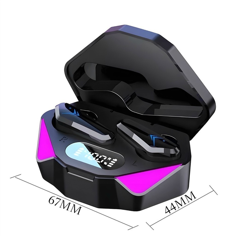 X15 Fone De Ouvido para Jogos Bluetooth 5.Tws Stereo Ultra Baixa Latency Gaming Headset ALEX